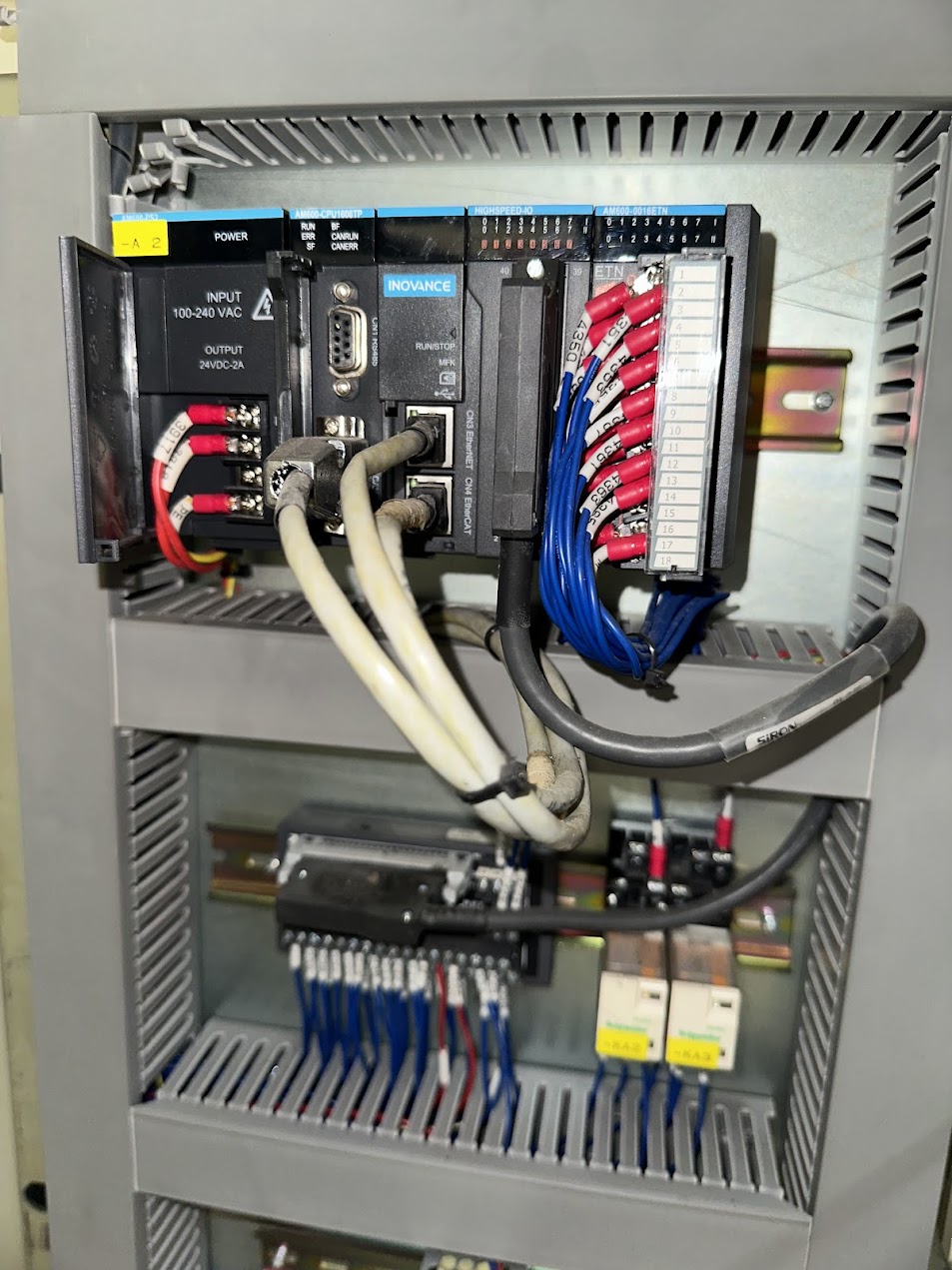 PLC Inovance AM600 CPU1608TP dengan high-speed I/O modules